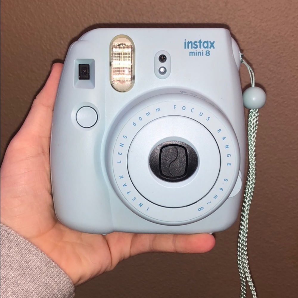 instax mini 8 + case + selfie mirror